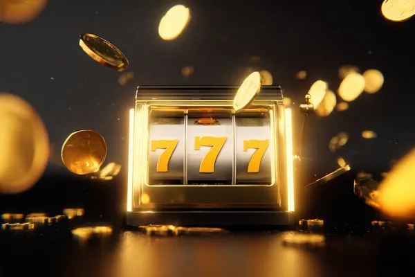 A woman smiling while playing online games on her laptop, surrounded by neon casino elements, showcasing JILI998’s diverse game collection.