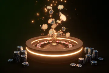 A woman smiling by bright slot machines showing lucky symbols, showcasing the exciting slot offerings at JILI998.